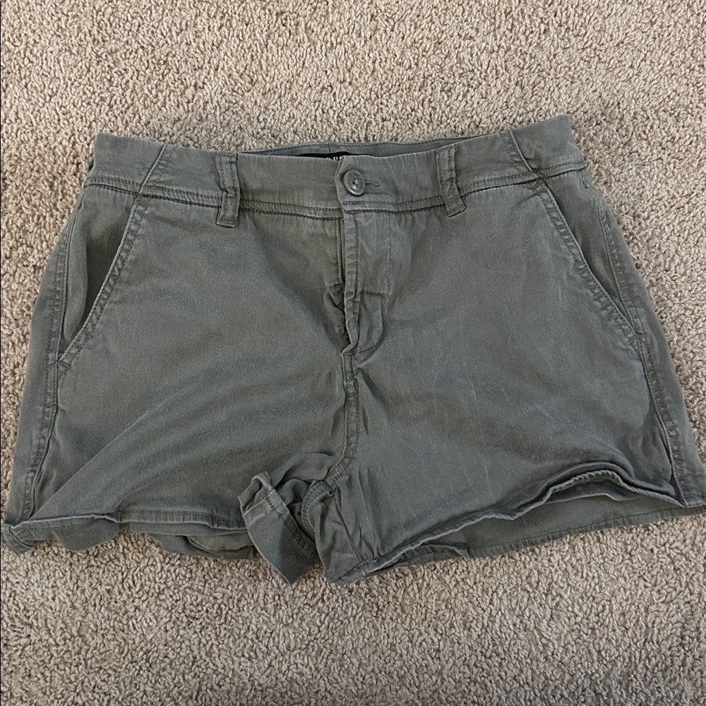 Olive Casual Shorts